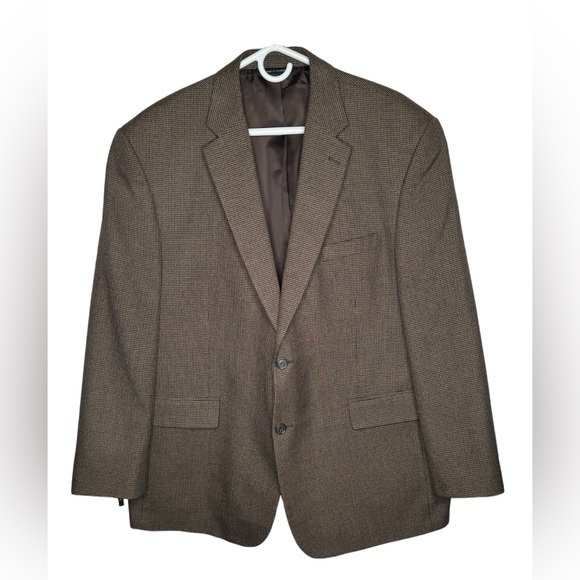 Joseph & Feiss Other - Joseph & Feiss 46R Brown & Black Checkered Sport Coat